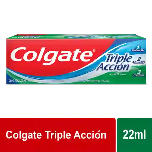 Colgate Crema Dental Triple Acción 22 mL